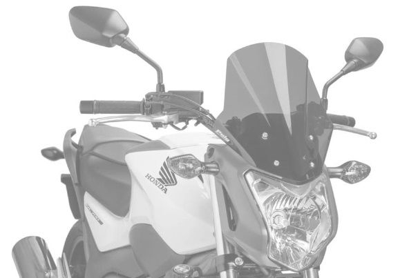Plexi štít PUIG RACING 5991A modrá