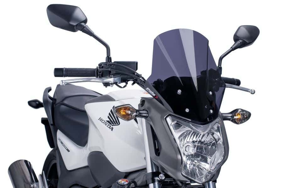 Plexi štít PUIG RACING 5991F tmavá dymová