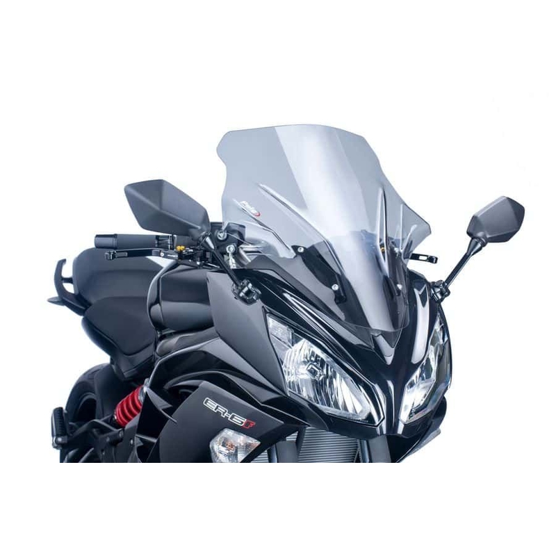 Plexi štít PUIG TOURING dymové pre KAWASAKI ER-6f 650 2012-2016