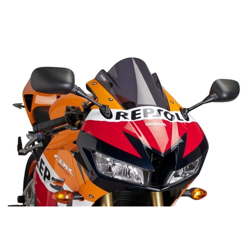 Plexi štít PUIG RACING tmavá dymová pre HONDA CBR 600 RR 2013-2016