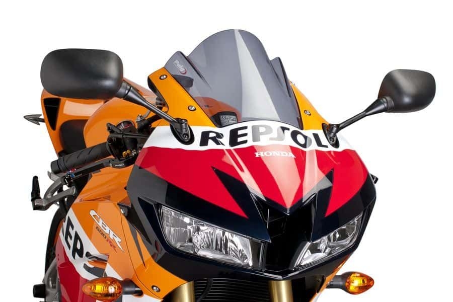 Plexi štít PUIG RACING 6478H dymové