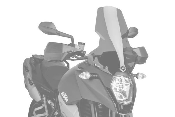 Plexi štít PUIG TOURING 6495N čierna