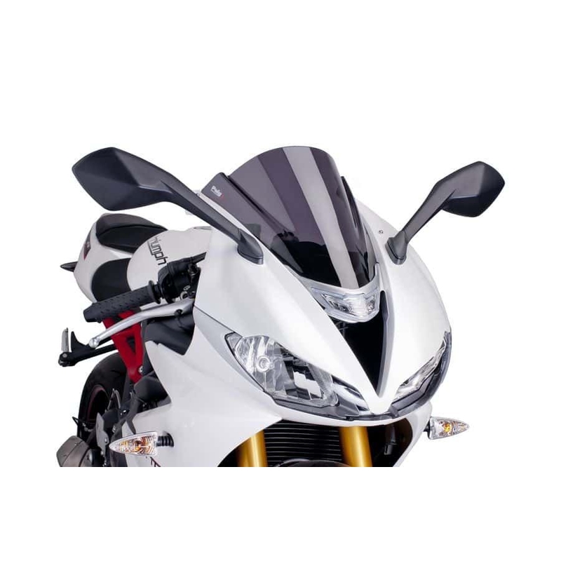 Plexi štít PUIG RACING tmavá dymová pre TRIUMPH Daytona 675 2013-2017