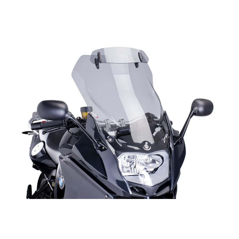 Plexi štít PUIG TOURING WITH VISOR dymové pre BMW F 800 GT 2013-2018