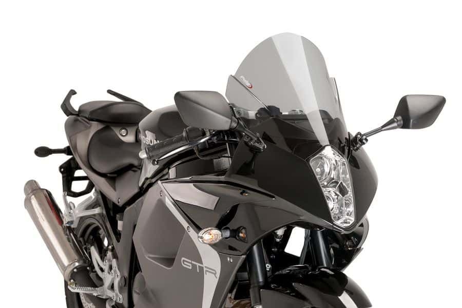 Plexi štít PUIG RACING 6716H dymové