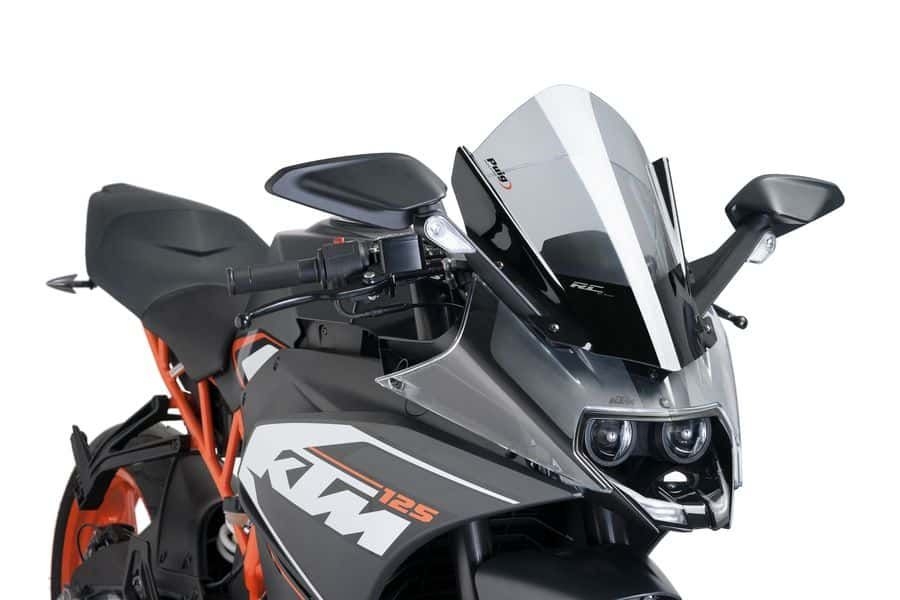 Plexi štít PUIG RACING 7004H dymové