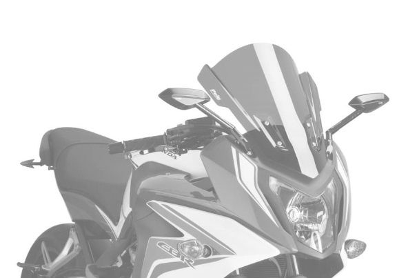 Plexi štít PUIG TOURING 7595N čierna
