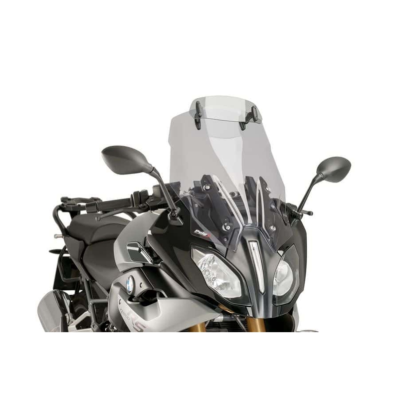 Plexi štít PUIG TOURING WITH VISOR dymové pre BMW R 1250 RS 2019-2024