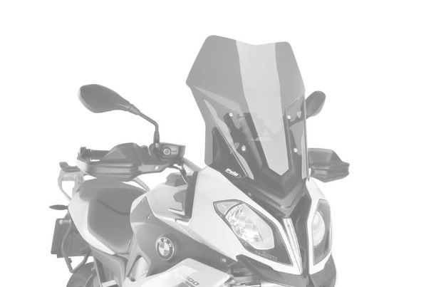 Plexi štít PUIG TOURING 7619N čierna