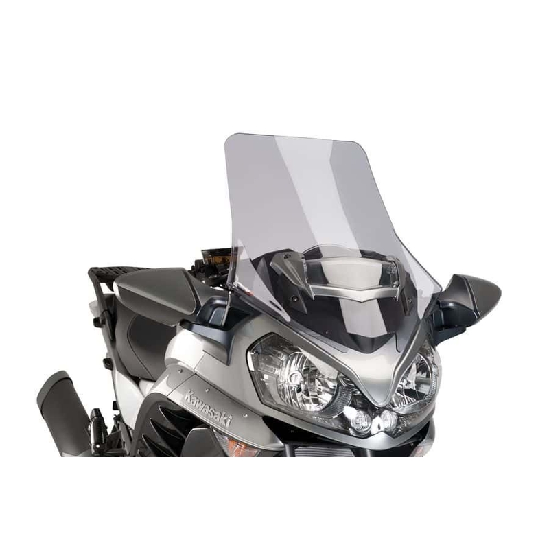 Plexi štít PUIG TOURING dymové pre KAWASAKI GTR 1400 2015-2017