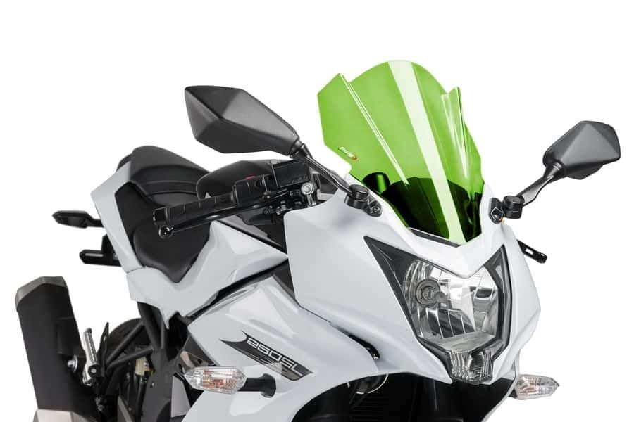 Plexi štít PUIG RACING 7630V zelená