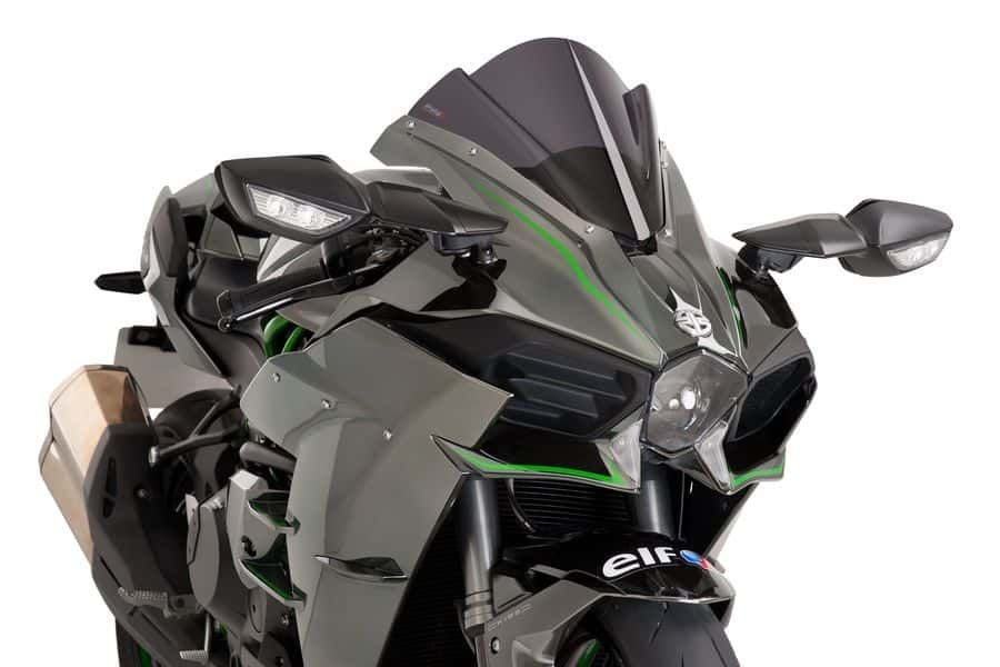 Plexi štít PUIG RACING 7631F tmavá dymová