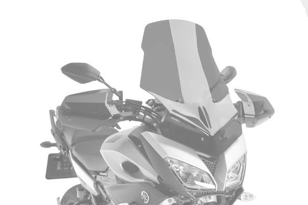 Plexi štít PUIG TOURING 7646N čierna