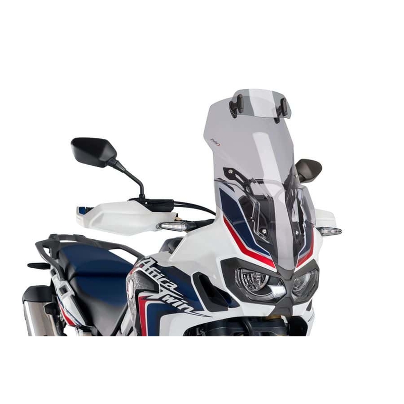 Plexi štít PUIG TOURING WITH VISOR dymové pre HONDA CRF 1000 L Africa Twin 2016-2019