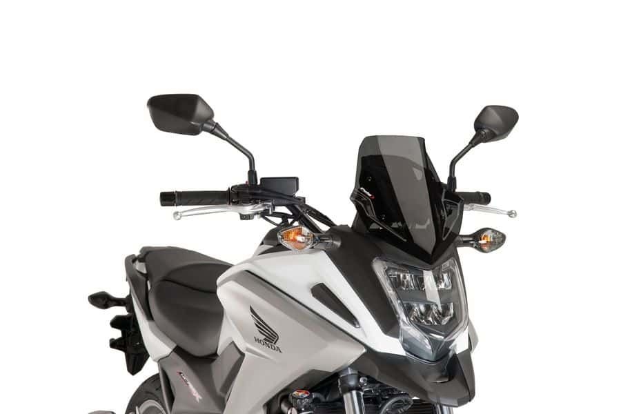 Plexi štít PUIG RACING 8909F tmavá dymová
