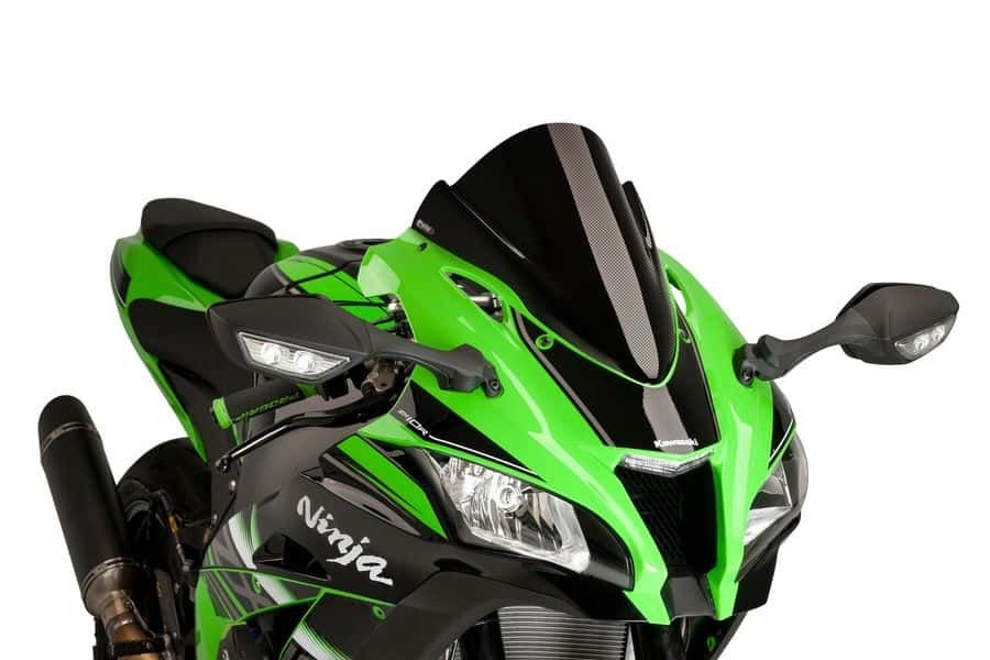Plexi štít PUIG RACING 8912C karbónový vzhľad