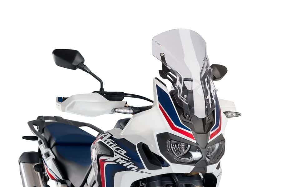 Plexi štít PUIG RACING WITH SUPPORT + PROTECTION 9155W priehľadné