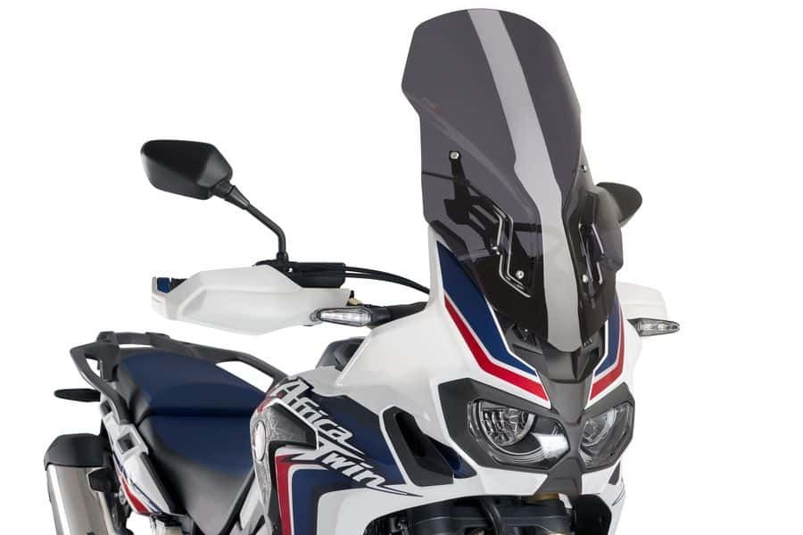 Plexi štít PUIG TOURING WITH SUPPORT + PROTECTION 9156F tmavá dymová