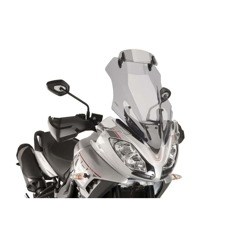 Plexi štít PUIG TOURING WITH VISOR dymové pre TRIUMPH Tiger 1050 Sport 2016-2019