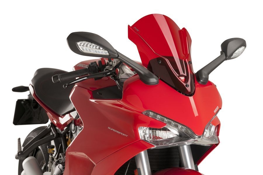 Plexi štít PUIG TOURING 9434R červené