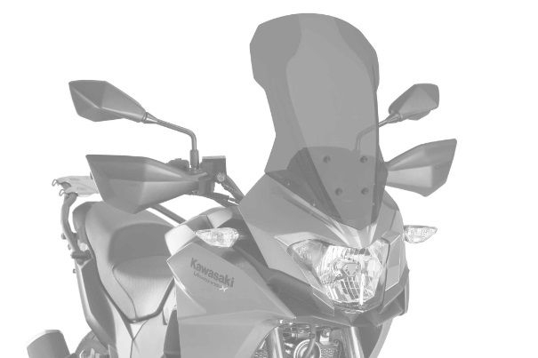 Plexi štít PUIG TOURING 9710N čierna