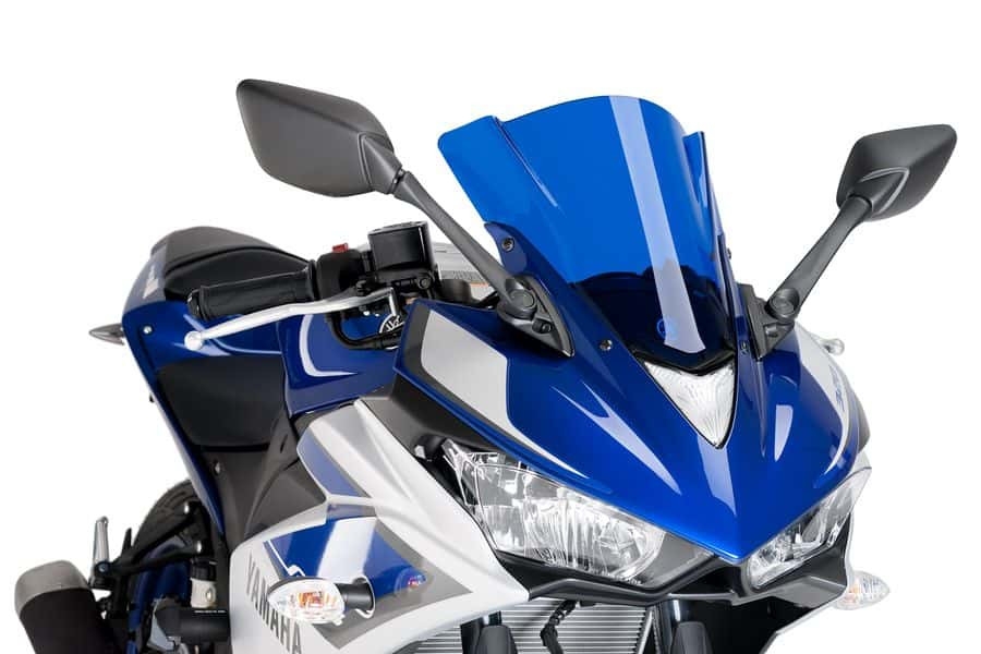 Plexi štít PUIG RACING 7649A modrá