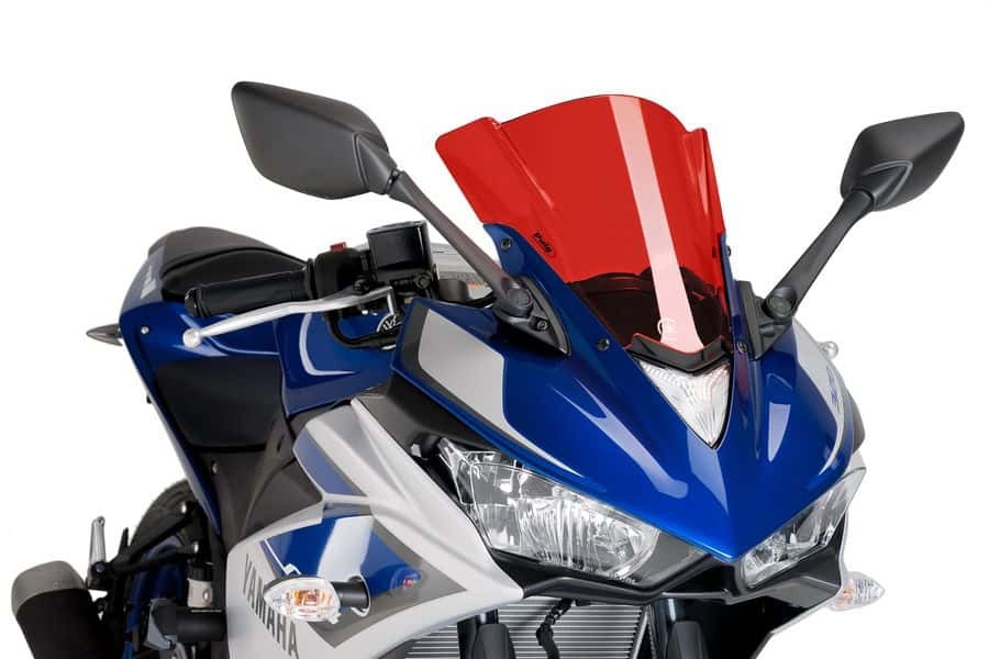 Plexi štít PUIG RACING 7649R červené