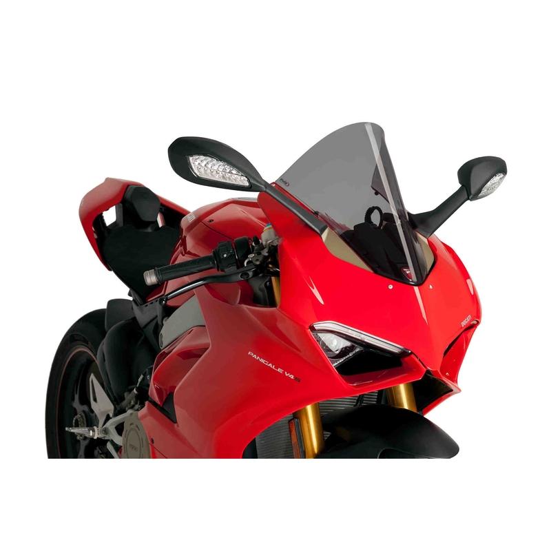Plexi štít PUIG RACING tmavá dymová pre DUCATI Panigale V2 950 2020-2024