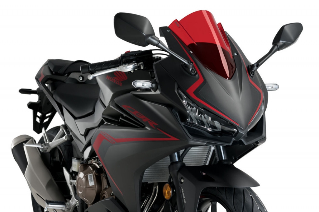 Plexi štít PUIG RACING 3613R červené