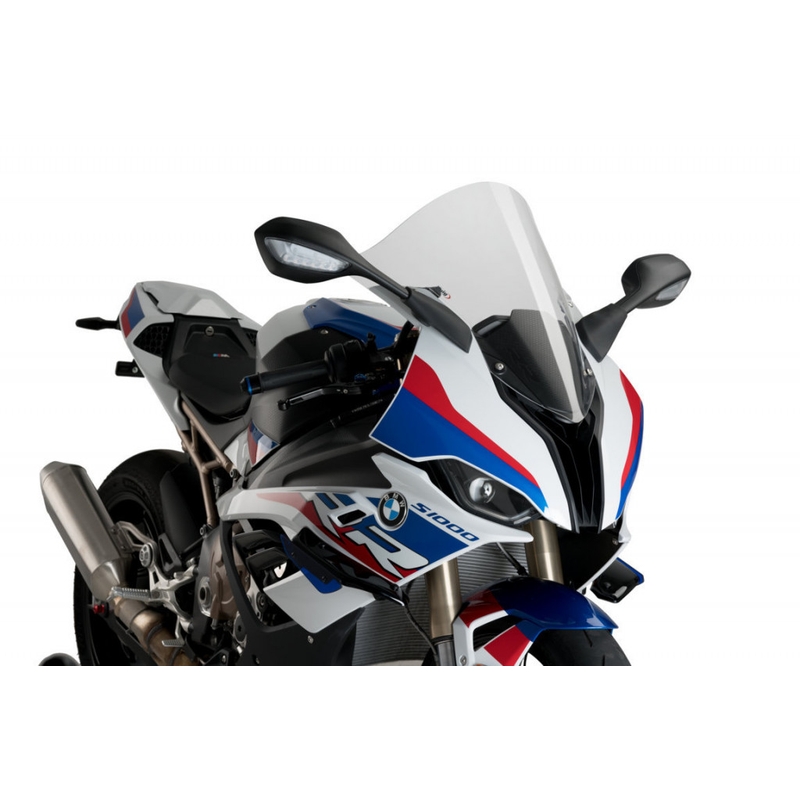 Plexi štít PUIG RACING priehľadná pre BMW S 1000 RR 2019-2025, BMW M 1000 RR 2021-2022