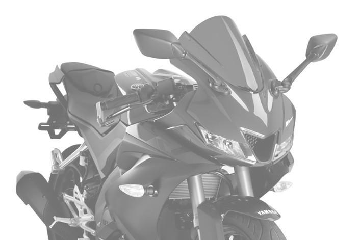 Plexi štít PUIG Z-RACING 3619C karbónový vzhľad