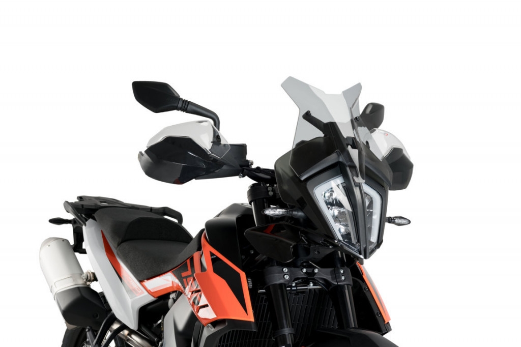 Plexi štít PUIG RACING 3738H dymové