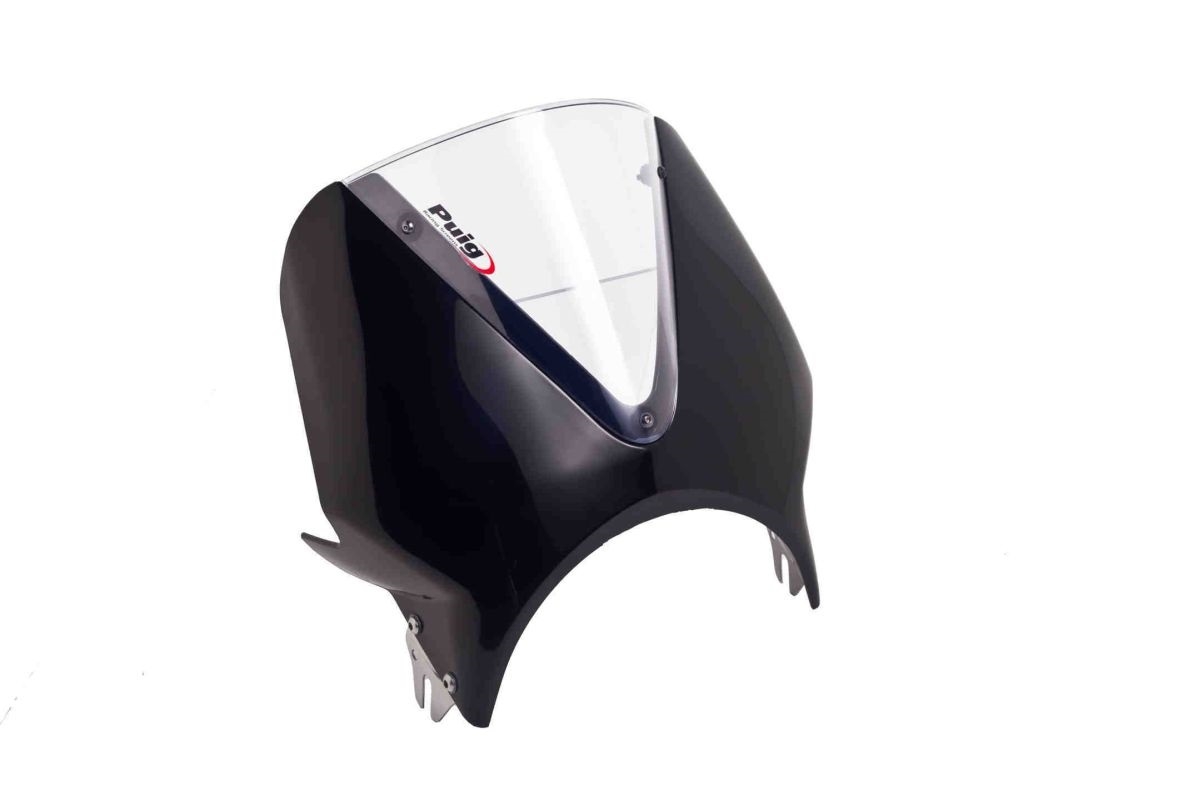 Plexi na motorku PUIG VISION 005NW čierno / priehľadný