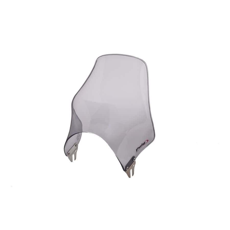 Plexi na motorku PUIG NAKED dymové pre HONDA CG 125 1998-2008, YAMAHA YBR 125 2005-2013
