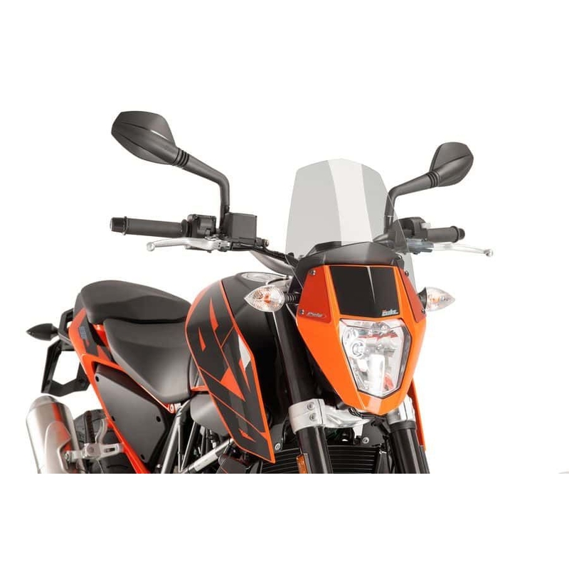 Plexi na motorku PUIG NEW GEN. SPORT dymové pre KTM Duke 690 / R 2012-2019