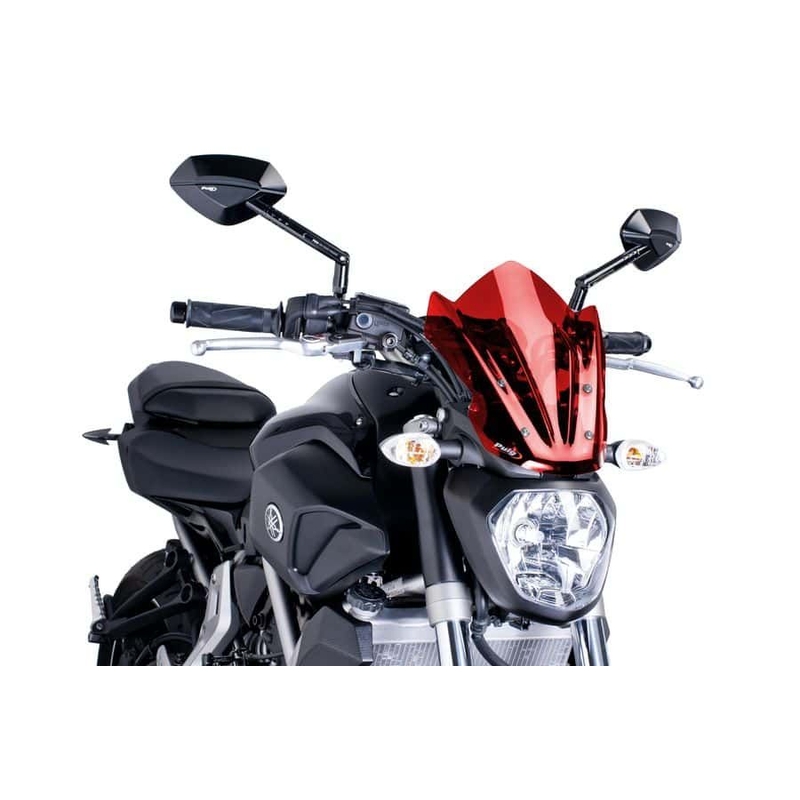 Plexi na motorku PUIG NEW. GEN SPORT červené