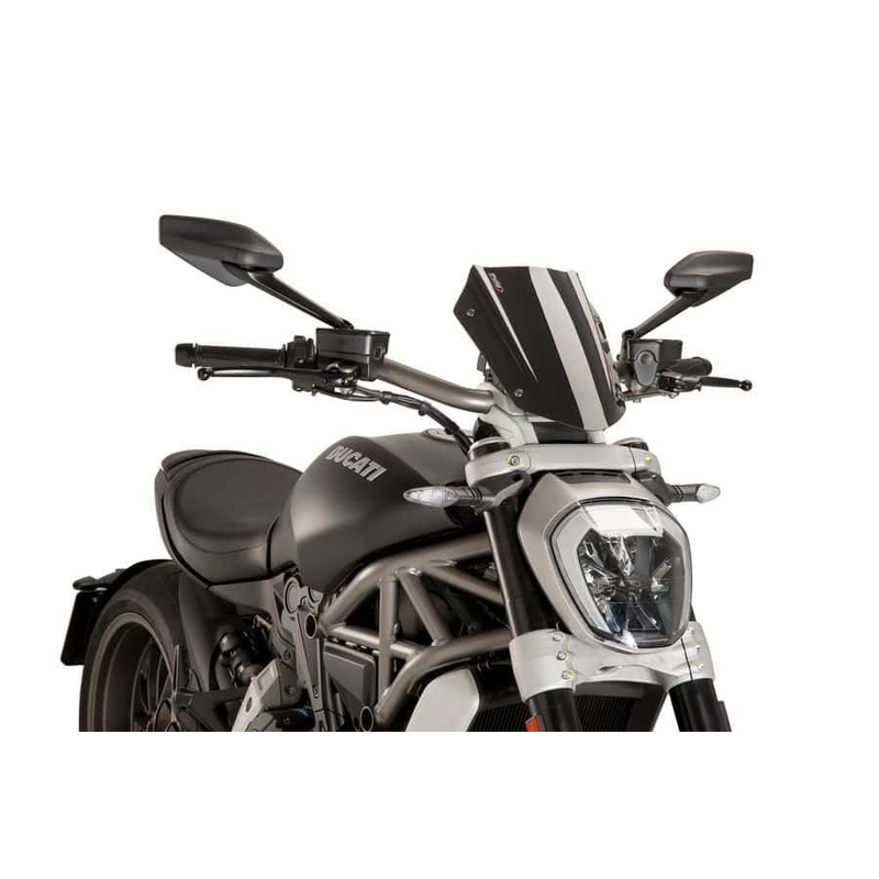 Plexi na motorku PUIG NEW GEN. SPORT čierna