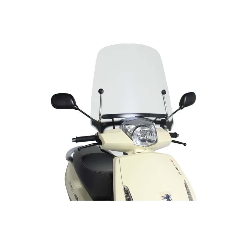 Plexi na motorku PUIG T.G. priehľadné pre PEUGEOT Vivacity 50 2009-2017