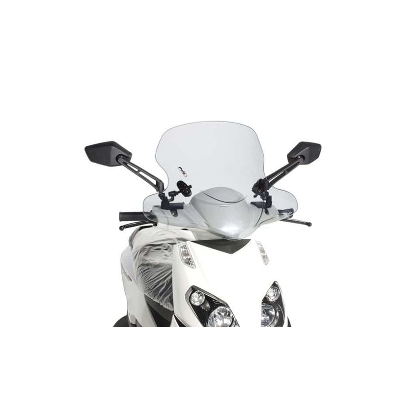 Plexi na motorku PUIG CITY TOURING dymové pre APRILIA Sportcity One 125 2008-2012, APRILIA Sportcity One 50 2008-2012