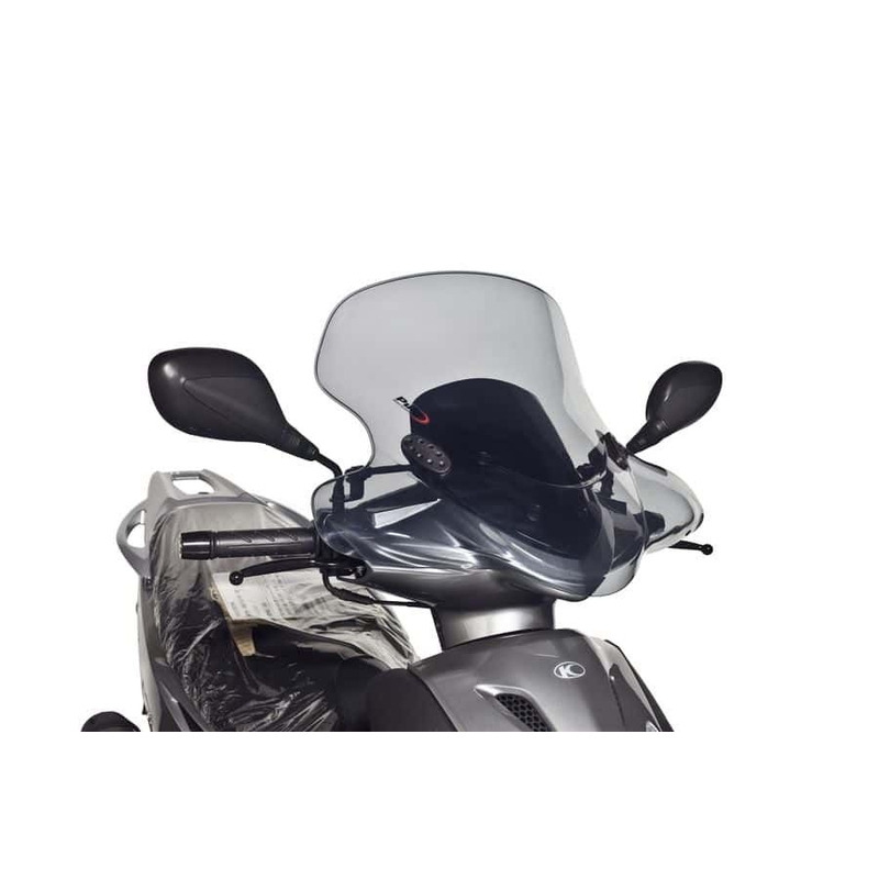 Plexi na motorku PUIG CITY TOURING dymové pre KYMCO Agility 50 City 4T (R16) 2011-2019, KYMCO Agility 125 City (R16) 2011-2019
