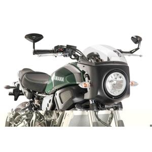 Plexi na motorku PUIG SEMI-FAIRING 8933W matná čierna priehľadné