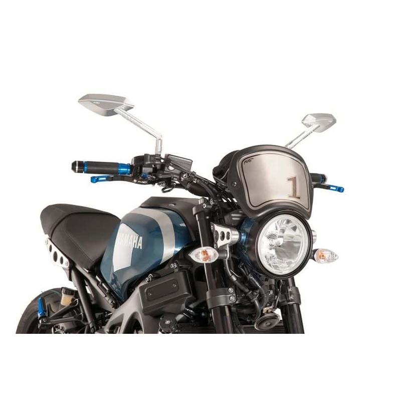 Plexi na motorku PUIG FRONTAL PLATE matná čierna