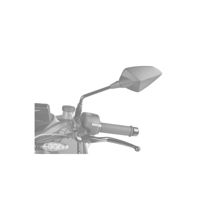 Zpätné zrkadlo PUIG RS1 70° FAIRING FITTING karbónový vzhľad ľavý