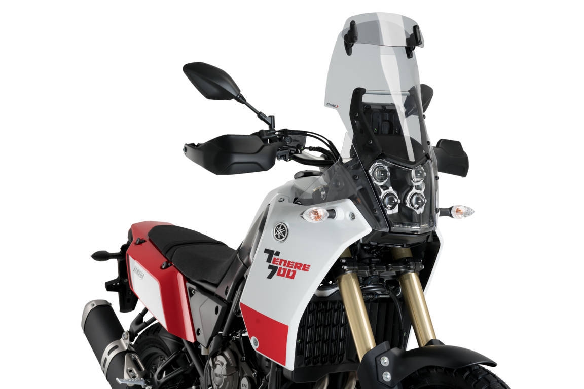 Plexi na motorku PUIG TOURING PLUS WITH VISOR 3728H dymové