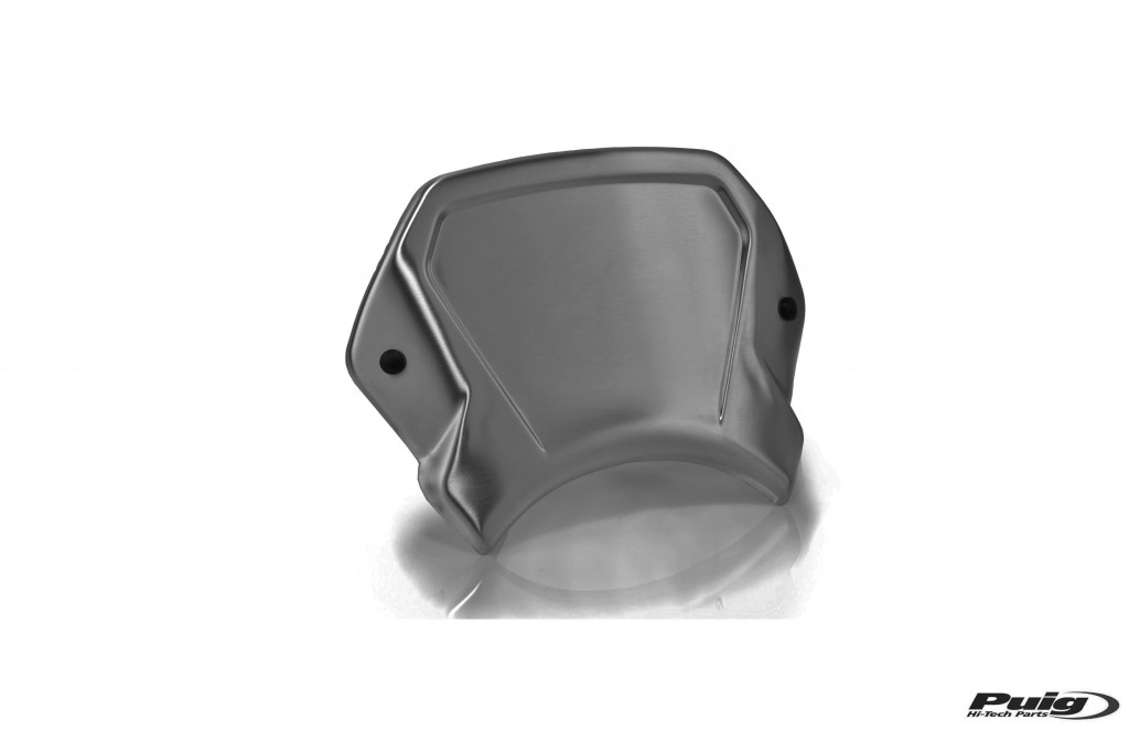 Plexi na motorku PUIG FRONTAL PLATE 3701N čierna hliník