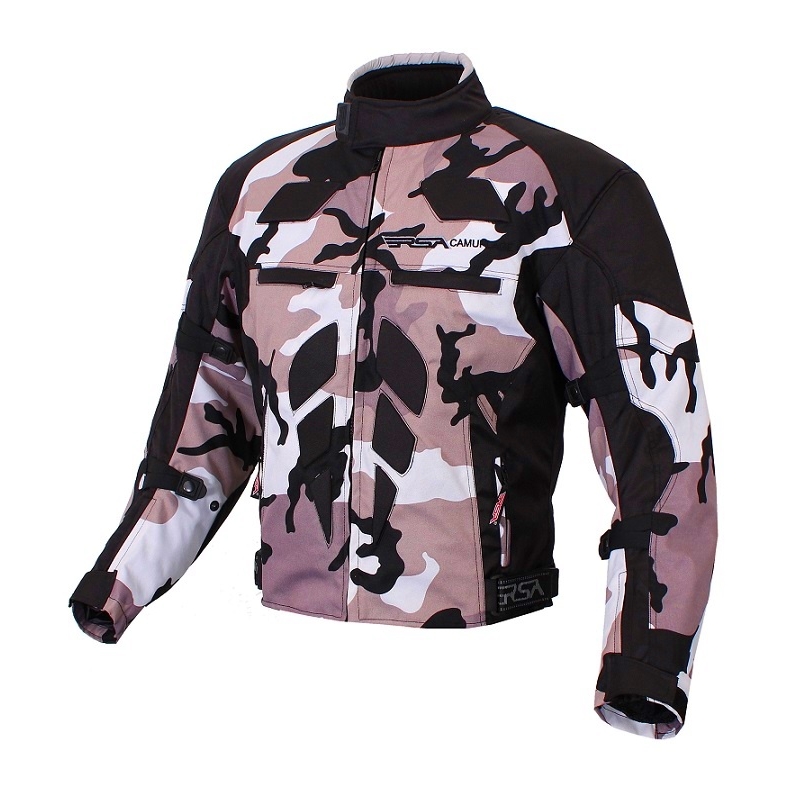 Bunda na motocykel RSA Camuflage výpredaj