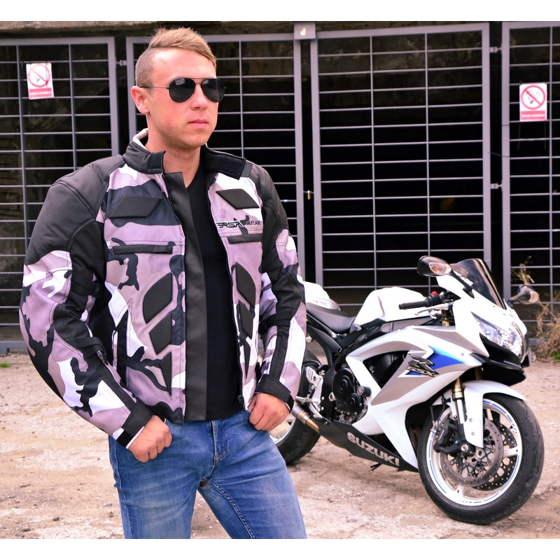 Bunda na motocykel RSA Camuflage výpredaj