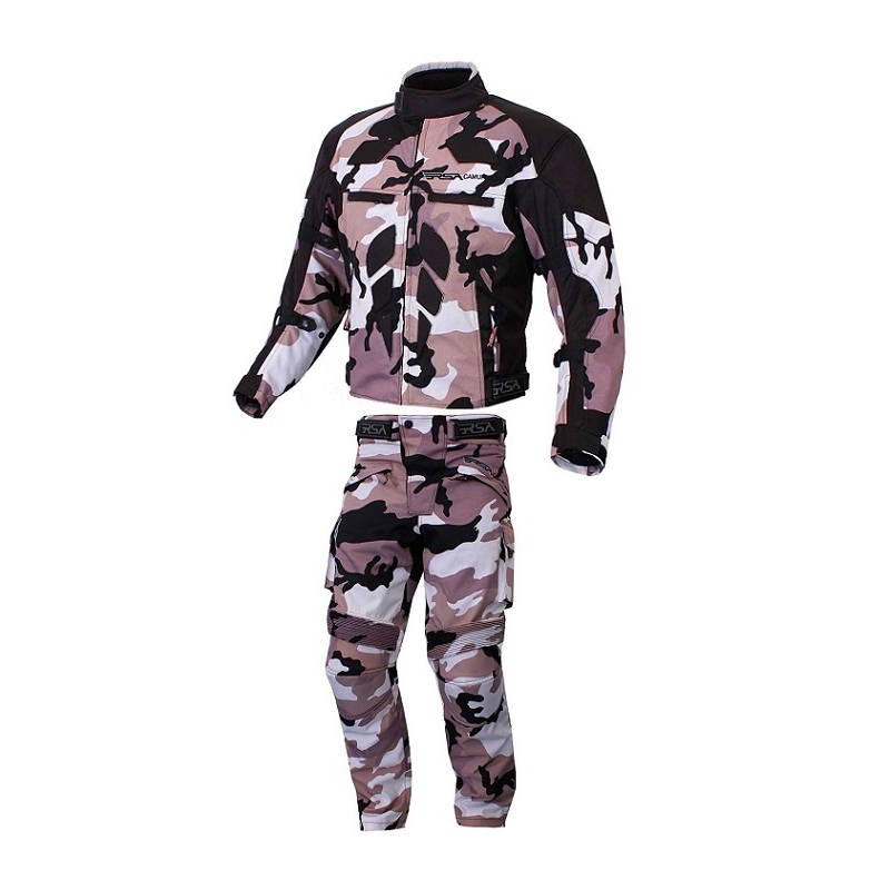 Pánska kombinéza na motocykel RSA Camuflage - 2 dielna výpredaj