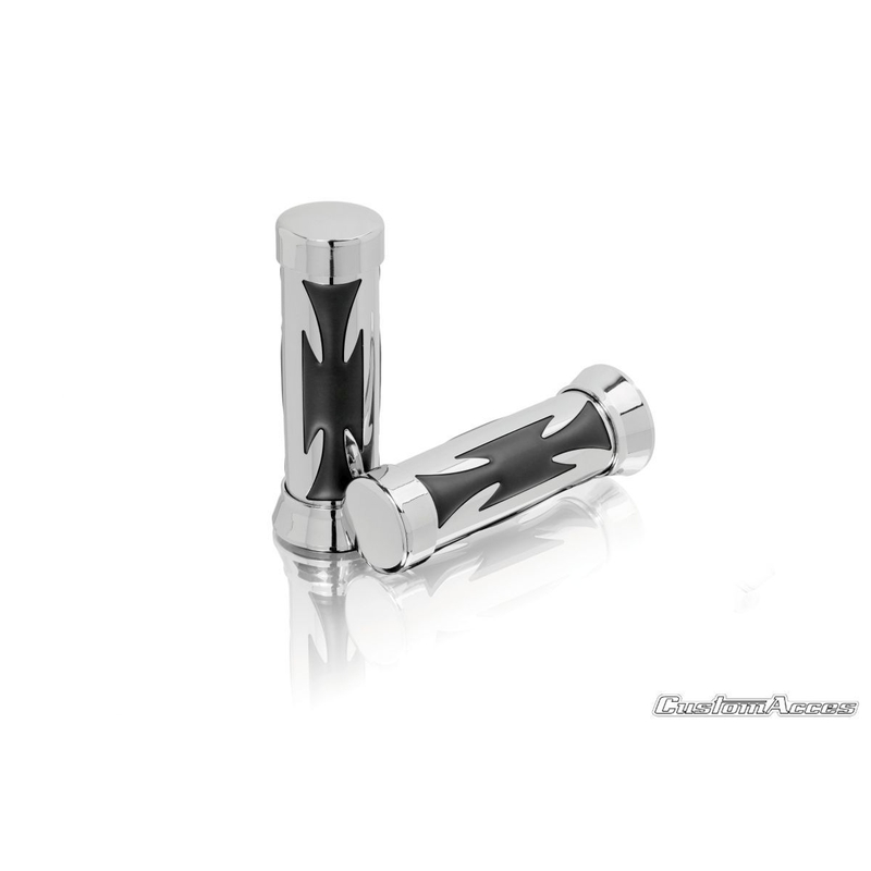 Rukoväte CUSTOMACCES CRUZ DE MALTA nerez d 25,4mm
