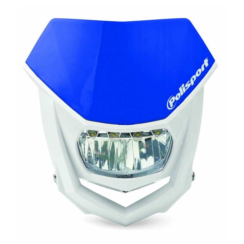 Maska so svetlom POLISPORT HALO LED modrá Yam98